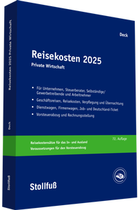 Bild vergrößern Bild: Reisekosten 2025 - Stollfuß