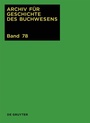 Cover: 2023 - De Gruyter