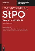 Cover: L&ouml;we-Rosenberg. StPO - Die Strafproze&szlig;ordnung und das Gerichtsverfassungsgesetz - Band 7 - De Gruyter