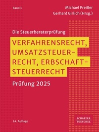 Abbildung von: Verfahrensrecht, Umsatzsteuerrecht, Erbschaftsteuerrecht - Schäffer-Poeschel