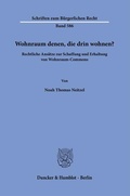 Cover: Wohnraum denen, die drin wohnen? - Duncker & Humblot