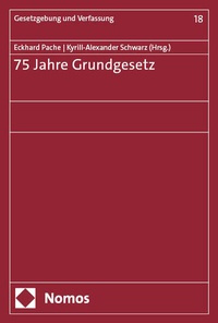 Abbildung von: 75 Jahre Grundgesetz - Nomos