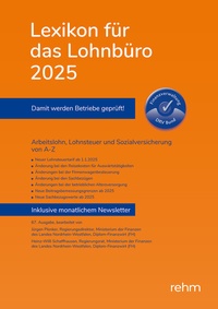 Abbildung von: Lexikon für das Lohnbüro 2025 (E-Book EPUB) - Rehm