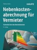 Cover: Nebenkostenabrechnung f&uuml;r Vermieter - Haufe-Lexware