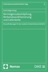 Abbildung von: Vermögensabschöpfung, Verbandssanktionierung und Lieferkette - Nomos