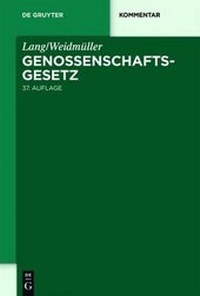 Abbildung von: Genossenschaftsgesetz - De Gruyter