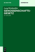 Cover: Genossenschaftsgesetz - De Gruyter