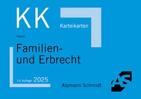 Abbildung von: Karteikarten Familien- und Erbrecht - Alpmann Schmidt