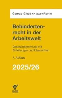 Abbildung von: Behindertenrecht in der Arbeitswelt 2025/2026 - Bund-Verlag