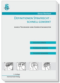 Abbildung von: Definition Strafrecht - schnell gemerkt - Hemmer-Wüst