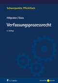 Cover: Verfassungsprozessrecht - C.F. M&uuml;ller
