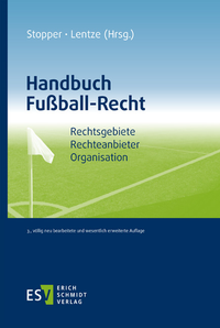 Abbildung von: Handbuch Fußball-Recht - Erich Schmidt Verlag