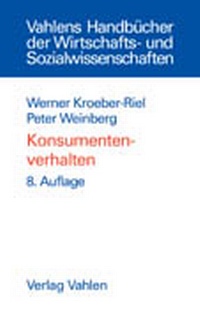 Bild vergrößern Bild: Konsumentenverhalten - Vahlen
