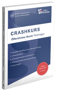 Bild: CRASHKURS Öffentliches Recht - Thüringen - Jura-Intensiv Verlag