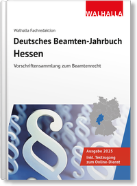 Abbildung von: Deutsches Beamten-Jahrbuch Hessen 2025 - Walhalla