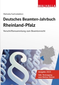 Abbildung von: Deutsches Beamten-Jahrbuch Rheinland-Pfalz 2025 - Walhalla