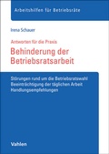 Cover: Behinderung der Betriebsratsarbeit - Vahlen