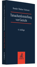 Cover: Tatsachenfeststellung vor Gericht - C.H.BECK