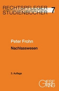 Abbildung von: Nachlasswesen - Gieseking