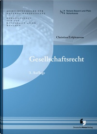Abbildung von: Gesellschaftsrecht - Deutscher Notarverlag