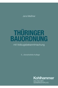 Abbildung von: Thüringer Bauordnung - Deutscher Gemeindeverlag