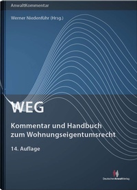 Abbildung von: WEG: Wohnungseigentumsgesetz - Deutscher Anwaltverlag