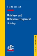 Cover: Urheber- und Urhebervertragsrecht - Mohr Siebeck