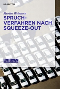 Abbildung von: Spruchverfahren nach Squeeze-Out - De Gruyter
