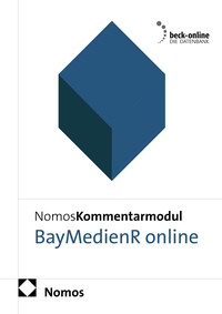 Abbildung von: Nomos Kommentarmodul BayMedienR online - Nomos