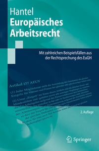 Abbildung von: Europäisches Arbeitsrecht - Springer
