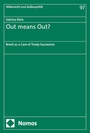 Cover: Out means Out? - Nomos