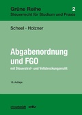 Cover: Abgabenordnung und FGO - Erich Fleischer Verlag