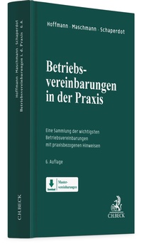 Bild vergrößern Bild: Betriebsvereinbarungen in der Praxis - C.H.BECK