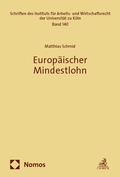 Cover: Europ&auml;ischer Mindestlohn - Nomos