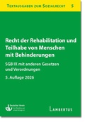 Cover: Recht der Rehabilitation und Teilhabe behinderter Menschen - Lambertus-Verlag