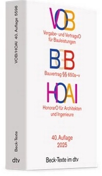 Abbildung von: VOB / BGB / HOAI - dtv