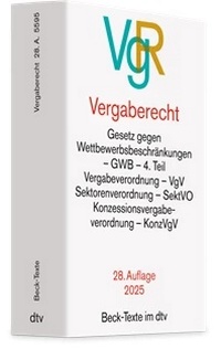 Abbildung von: Vergaberecht: VgR - dtv