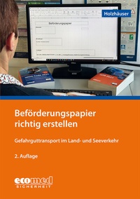 Abbildung von: Beförderungspapier richtig erstellen - ecomed Storck