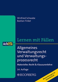 Abbildung von: Allgemeines Verwaltungsrecht und Verwaltungsprozessrecht - Boorberg