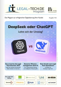 Abbildung von: Legal Tech-Magazin 1/25  - FFI-Verlag