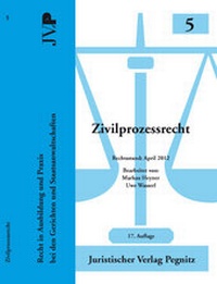 Enlarge image Cover: Zivilprozessrecht - Juristischer Verlag Pegnitz