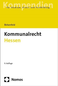 Abbildung von: Kommunalrecht Hessen - Nomos