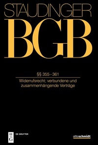 Cover: BGB: Kommentar zum Bürgerlichen Gesetzbuch mit Einführungsgesetz und Nebengesetzen - Otto Schmidt/De Gruyter