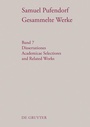 Cover: Dissertationes Academicae Selectiores and Related Works - De Gruyter