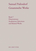 Cover: Dissertationes Academicae Selectiores and Related Works - De Gruyter