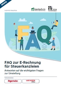 Abbildung von: tax tech.de - FAQ zur E-Rechnung für Steuerkanzleien - FFI-Verlag