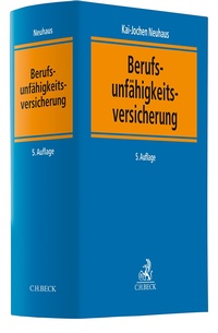 Abbildung von: Berufsunfähigkeitsversicherung - C.H.BECK