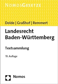 Abbildung von: Landesrecht Baden-Württemberg - Nomos