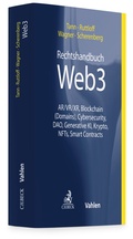Cover: Rechtshandbuch Web3 - C.H.BECK