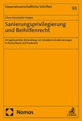 Cover: Sanierungsprivilegierung und Beihilfenrecht - Nomos